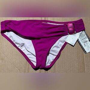 Women’s Medium 2Bamboo Berry Swim Bikini Bottom NWT